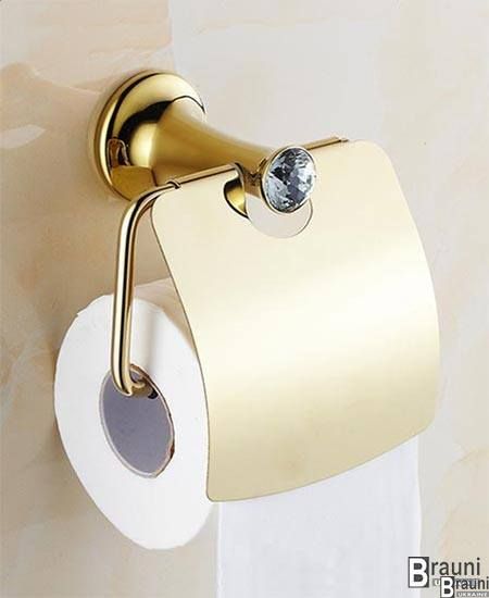 Держатель туалетной бумаги Crystal Gold 805 золото 2120 фото