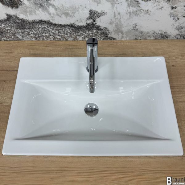 Умивальник (раковина) VBI FANUSA 60 WHITE врізний VBI-018064 фото