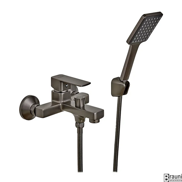 Смеситель для ванной Haiba Kubus 009 Euro Graphite (HB4007) HB4007 фото