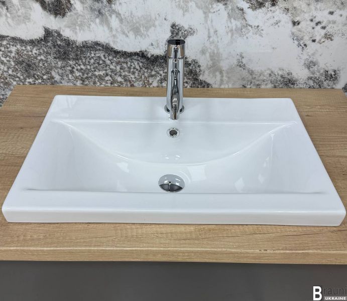 Умивальник (раковина) VBI FANUSA 60 WHITE врізний VBI-018064 фото