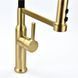 Змішувач для кухні PULL 017 BRUSHED GOLD REFL.BLACK матове золото MI8280 фото 4