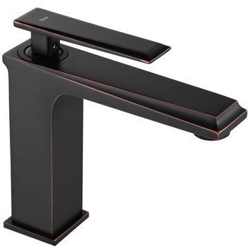 Смеситель для раковины (умывальника) REA ROMANO OLD BLACK черный низкий REA-B9900 фото