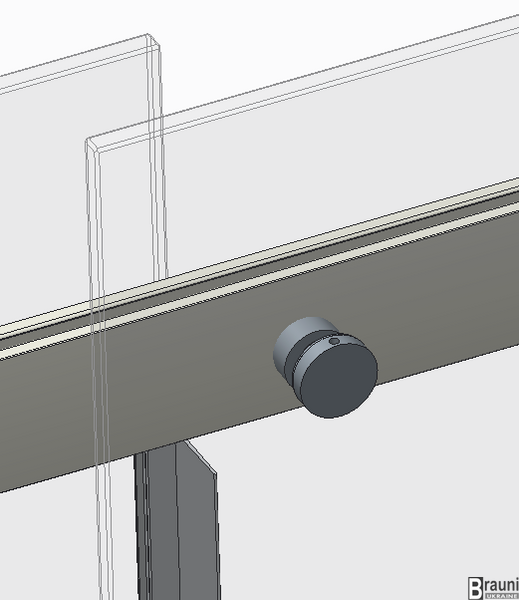 Дверь в нишу Koer SR SD01-140x200-TR-01 прозрачное стекло Easy Clean 8мм, хром (KR5380) KR5380 фото