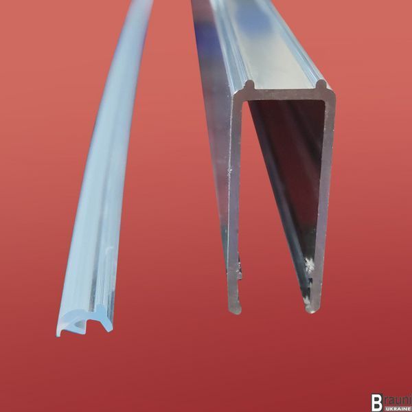 Дверь в нишу Koer SR SD01-140x200-TR-01 прозрачное стекло Easy Clean 8мм, хром (KR5380) KR5380 фото