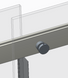 Дверь в нишу Koer SR SD01-140x200-TR-01 прозрачное стекло Easy Clean 8мм, хром (KR5380) KR5380 фото 48