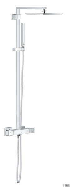Душевая колонна с термостатом для душа Grohe Euphoria Cube System (26087000) 26087000 фото