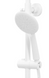 Душовий гарнітур Lungo White з термостатом та виливом, білий матовий REA-P6608 фото 8