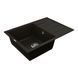 Кухонная мойка 61х44 VANKOR Easy EMP 02.62 Black черная EMP 02.62 Black фото 2