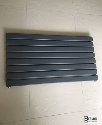 Горизонтальный дизайнерский радиатор отопления Livorno G 8/1000 серый матовый 5514 фото