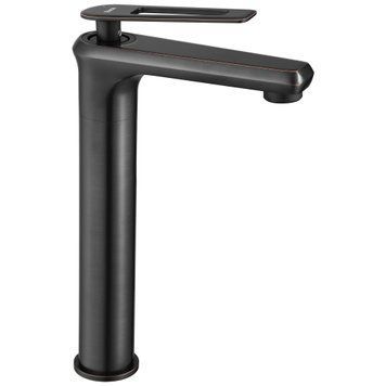 Смеситель для раковины (умывальника) REA BLADE OLD BLACK черний высокий REA-B9974 фото