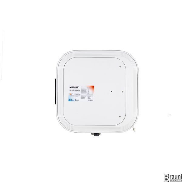 Водонагрівач "Квадрат" Mixxus EWH-14050 CUBE WET(Н) накопичувальний 50 л, мокрий тен 2,0 kW (WH0614) WH0614 фото