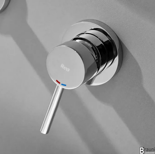 Смеситель для раковины (умывальника) REA LUNGO LONG CHROM + BOX хром скрытого монтажа REA-B0369 фото