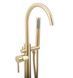 Смеситель для ванны REA MONO BRUSHED GOLD напольный REA-B2716 фото 2
