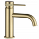 Змішувач для раковини (умивальника) REA LUNGO GRIP BRUSHED GOLD низкий REA-B6950 фото 1