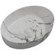 Умывальник (раковина) накладной ELLIPSE-0104 MARBLE 55х41, матовый белый мрамор MP6554 фото 7