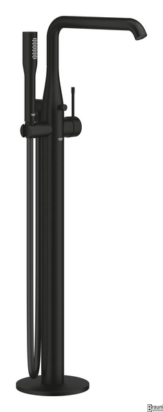 Змішувач для ванни підлоговий Grohe Essence 25248KF1 (чорний матовий) (25248KF1) 25248KF1 фото