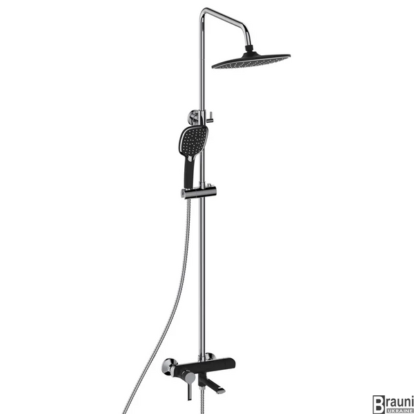 Душова колона із змішувачем Mixxus Premium Edem 009-J (Black) (MI5842) MI5842 фото