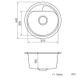 Кухонна мийка Polo PMR 01.45 Gray, сіра, 44*44 см 5019 фото 4