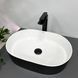 Умывальник (раковина) VBI VERONA 50 BLACK WHITE накладной VBI-011309 фото 2