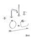 Комплект Grohe смеситель для ванны Essence 19578001 + набор аксессуаров Essentials 40823001 5428 фото 1