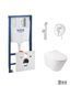Комплект інсталяція Grohe Rapid SL 38772001 + унітаз + набір для гігієнічного душу BauClassic 5856 фото 1