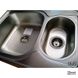 Мийка для кухні Fifika 1.5C Satin (4013) з 2 чашами RO44013 фото 2
