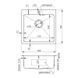 Кухонна мийка Romzha Arta U-450 RO43419 фото 9