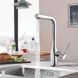 Смеситель для кухни с выдвижным изливом Grohe Essence 30270000 хром 30270000 фото 4