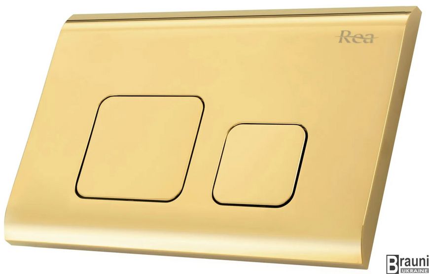 Кнопка змиву для інсталяції F LIGHT GOLD REA-E9853 фото