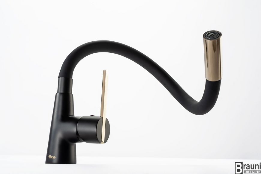 Змішувач для кухні REA ICON BLACK GOLD REA-B5682 фото