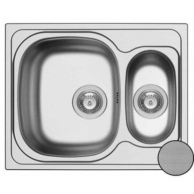 Кухонна мийка Fifika 1.5C Textura 70х50 з нержавіючої сталі прямокутна RO44017 фото