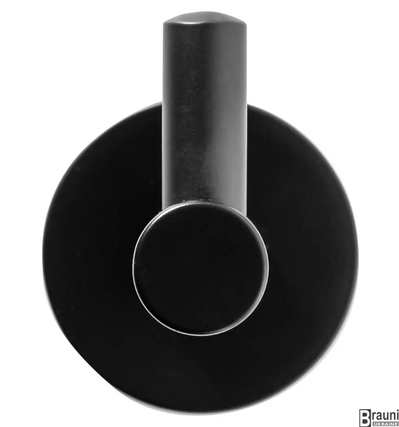 Гачок вішалка для рушника REA MIST 03 BLACK чорний REA-80022 фото