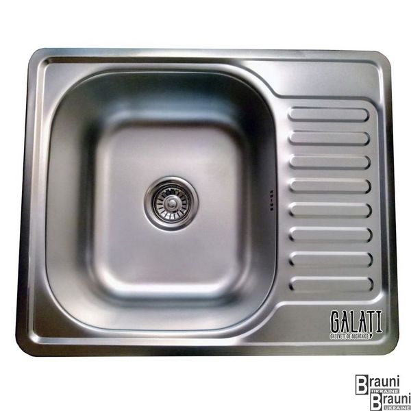 Кухонна мийка (Eko) Sims Satin прямокутна 58х50 RO48658 фото