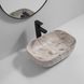 Умивальник раковина накладна DIVERSE-0113 MARBLE 45х32, мрамур матовий MP6544 фото 16