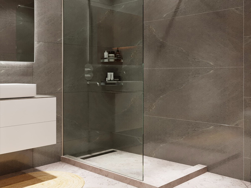 Монтаж frameless душової перегородки кріплення скло