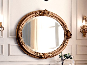Зеркало для ванной в ретро стиле заказать в интернет магазине Брауни